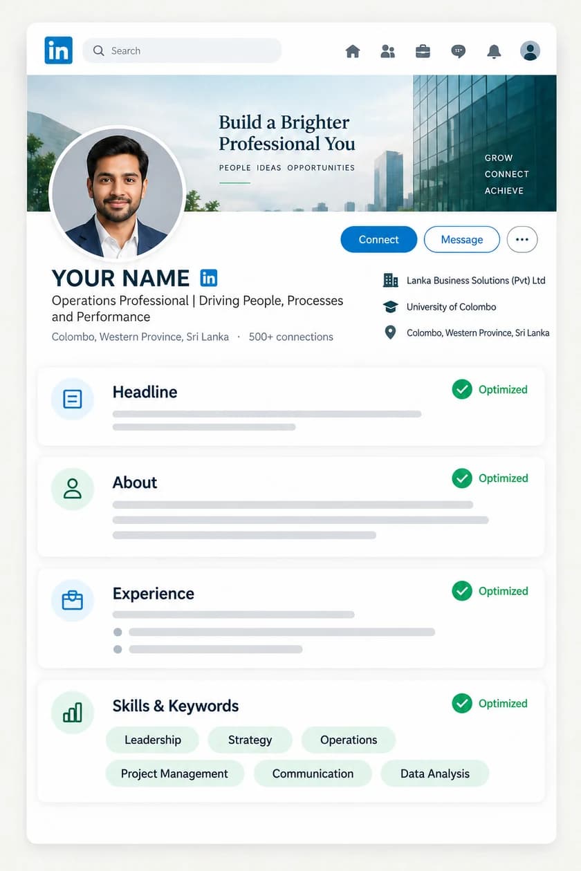 LinkedIn Profile Optimization — One time